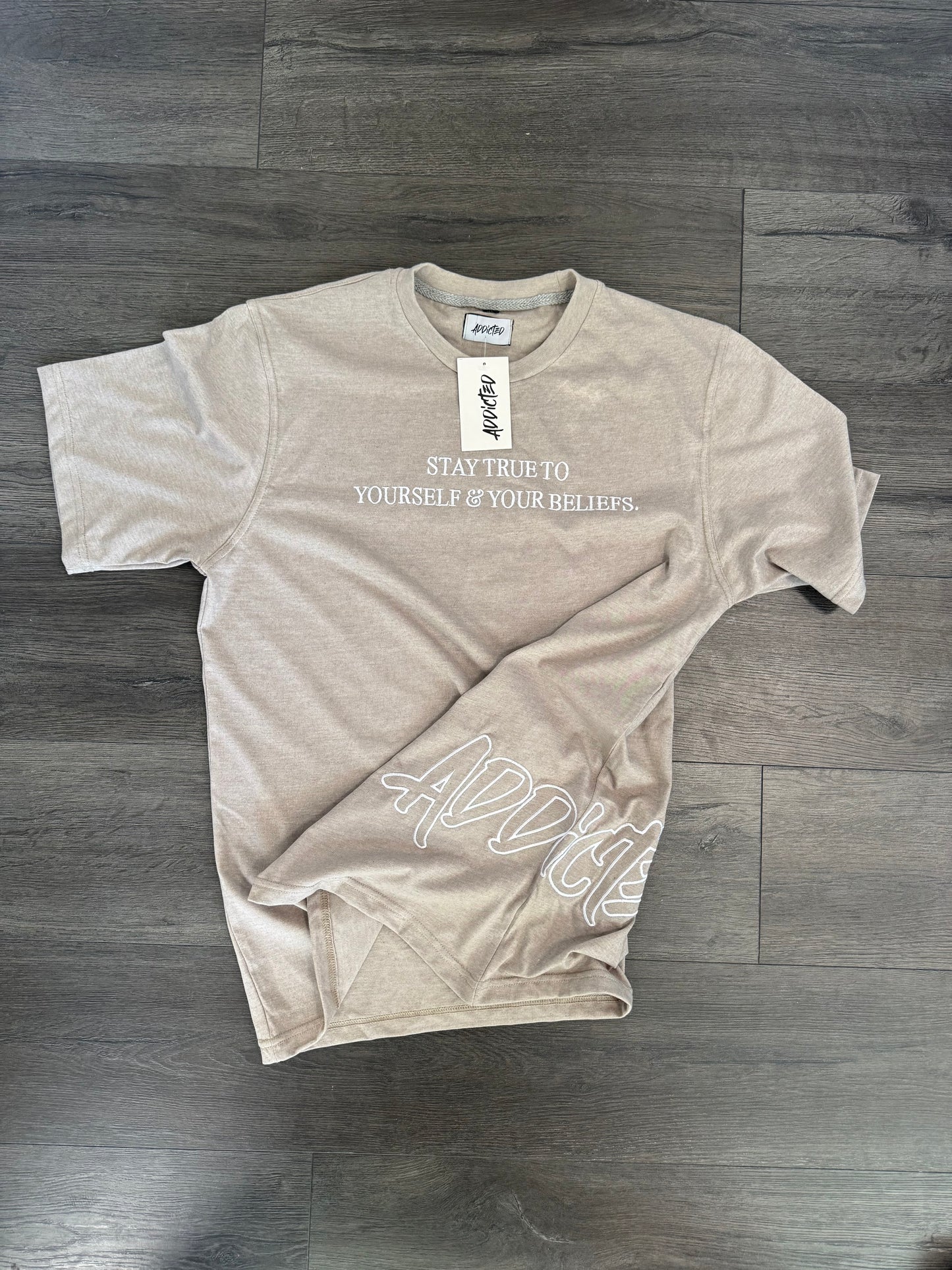 Stay True Embroidered T-Shirt